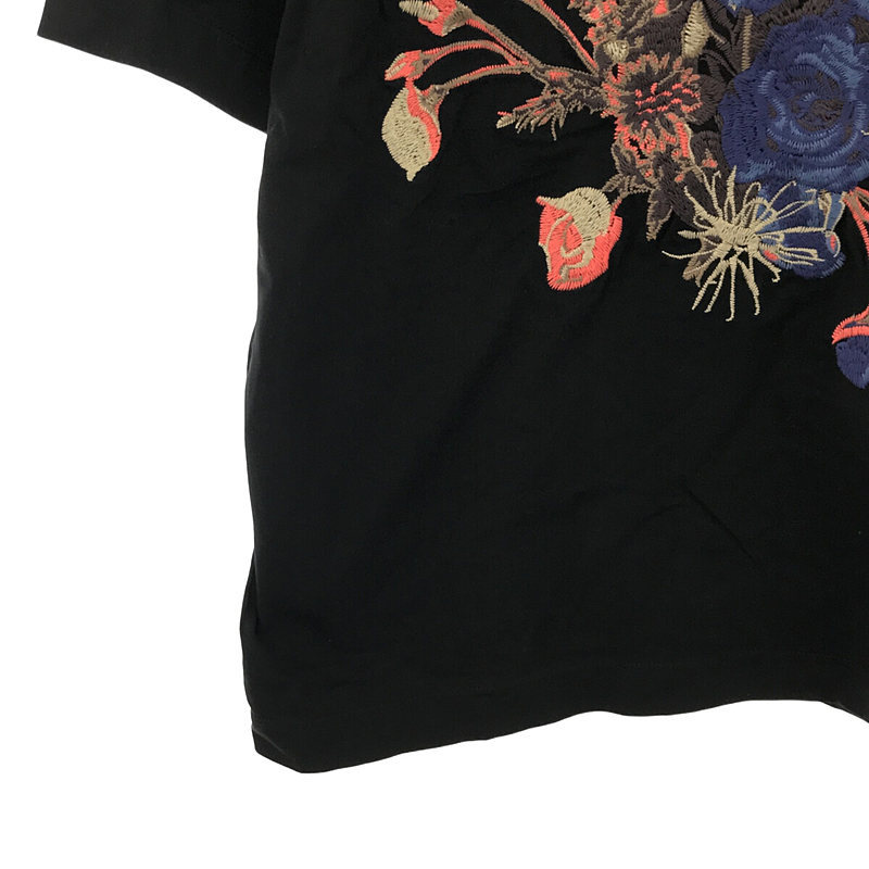 Maison Special / メゾンスペシャル | Italian Dead Stock Fabric Tシャツ | 1 | ブラック | メンズ_画像3