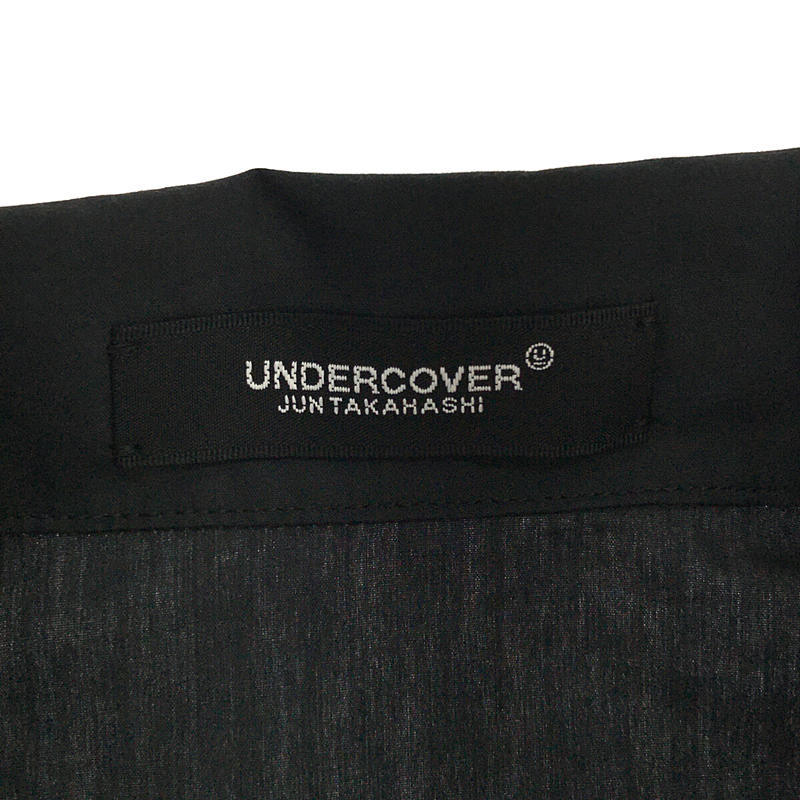 【美品】 UNDER COVER / アンダーカバー | UCU4407-1/ アラビックプリント オープンカラーシャツ | 2 | ブラック | メンズ_画像6