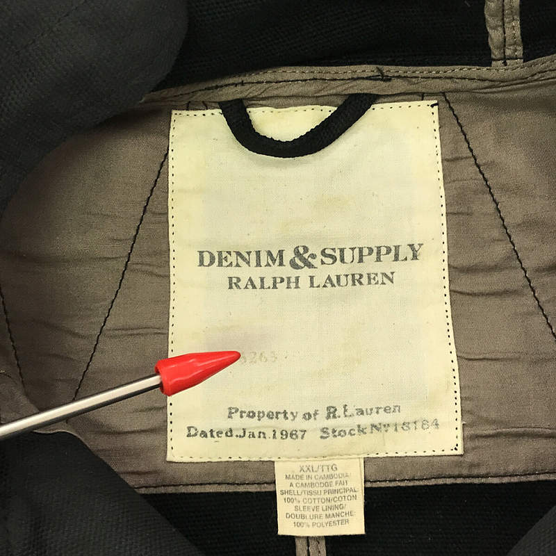 Denim & Supply Ralph Lauren / デニムアンドサプライラルフローレン | コットン ダッフルコート | XXL | ブラック | メンズ_画像8