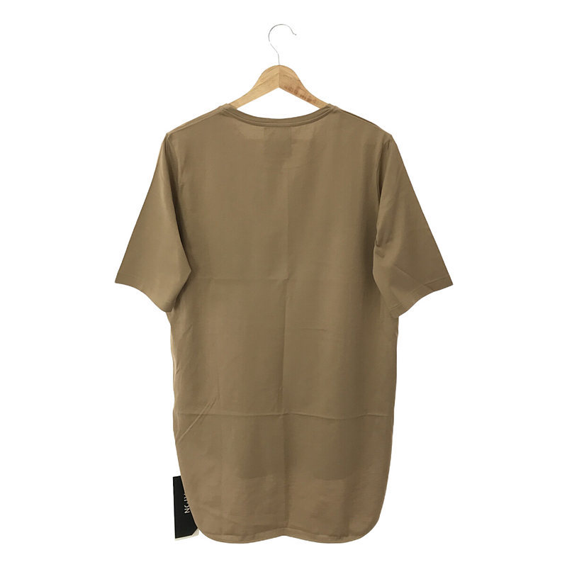 【新品】 ATON / エイトン | SUVIN 60/2 OVERSIZED Tシャツ | 2 | ベージュ | レディース_画像4