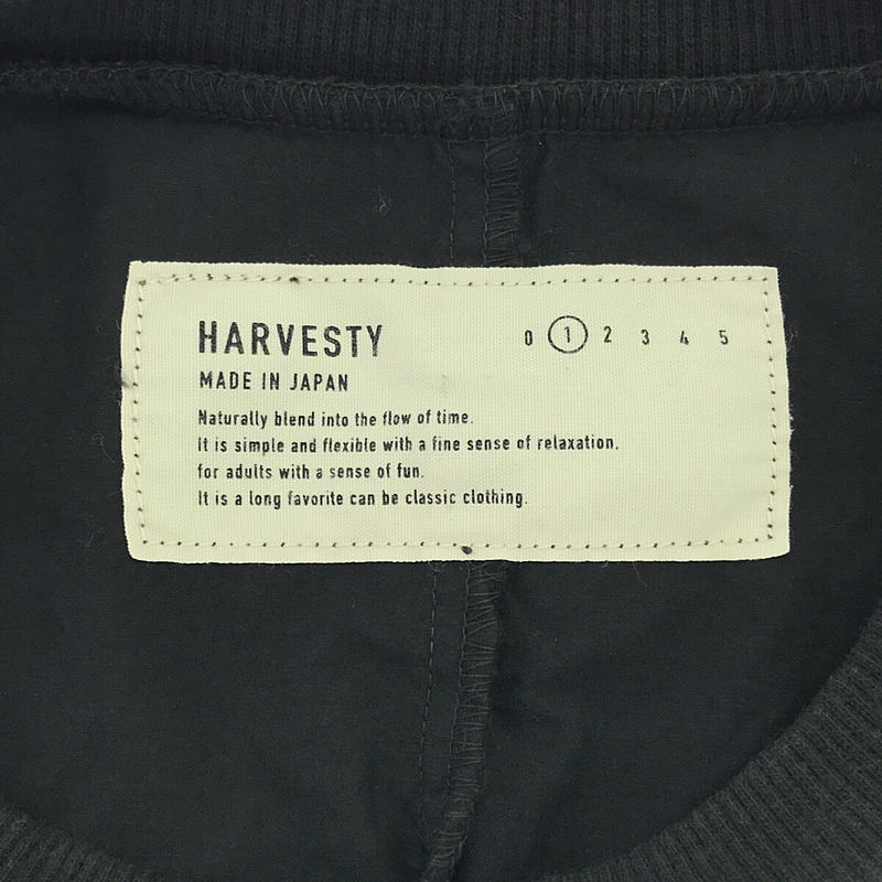 HARVESTY / ハーベスティ | コットン エッグ プルオーバーシャツ | 1 | ブラック | レディースの画像5