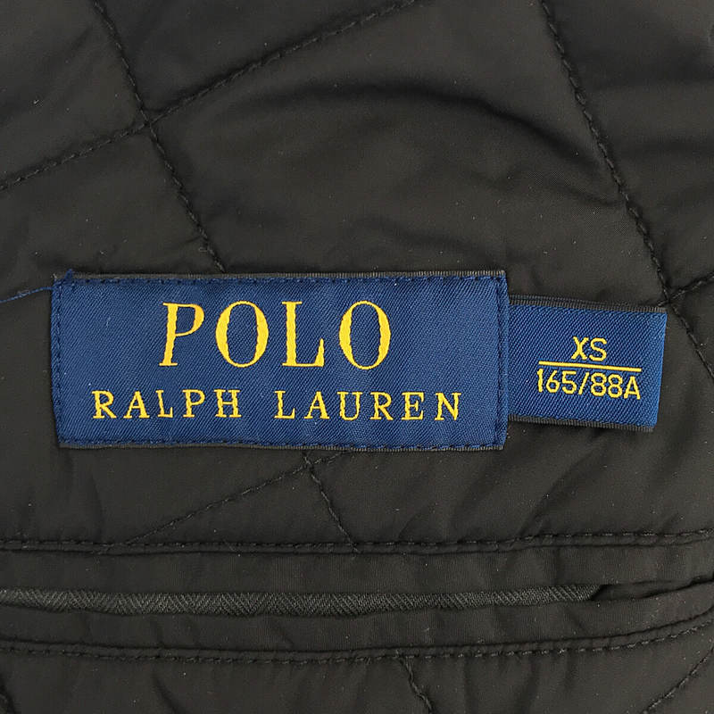POLO RALPH LAUREN / ポロラルフローレン | キルト ダブルジャケット | XS | ブラック | レディース_画像8