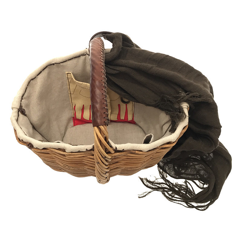 美品】 ebagos / エバゴス | カーフレザー ワンハンドル かご 美品】 ebagos / エバゴス | カーフレザー ワンハンドル かご