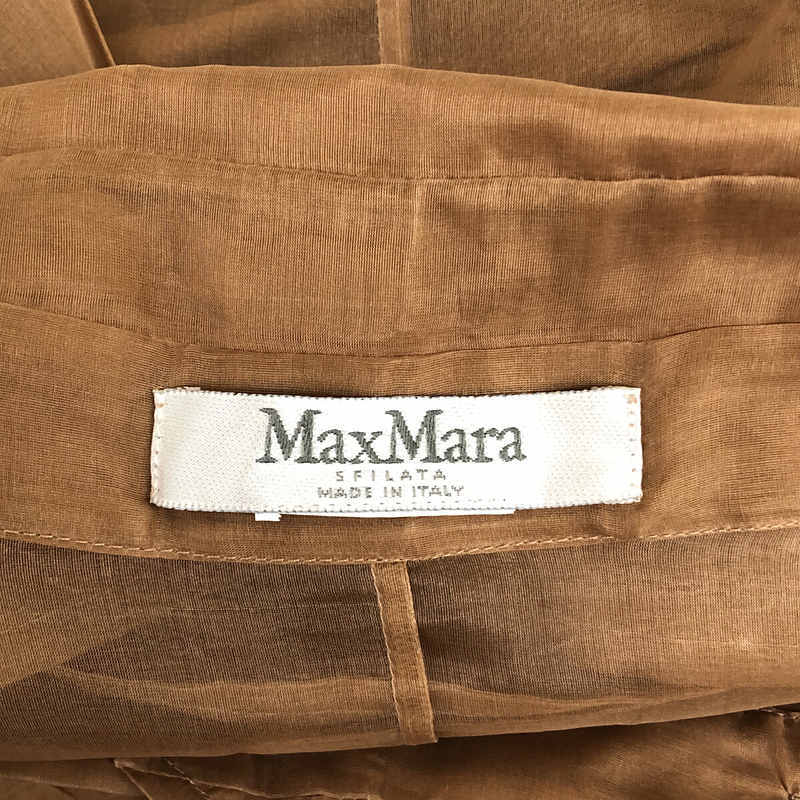 Max Mara / マックスマーラ | シースルー トレンチスカート | ベージュ | レディースの画像5