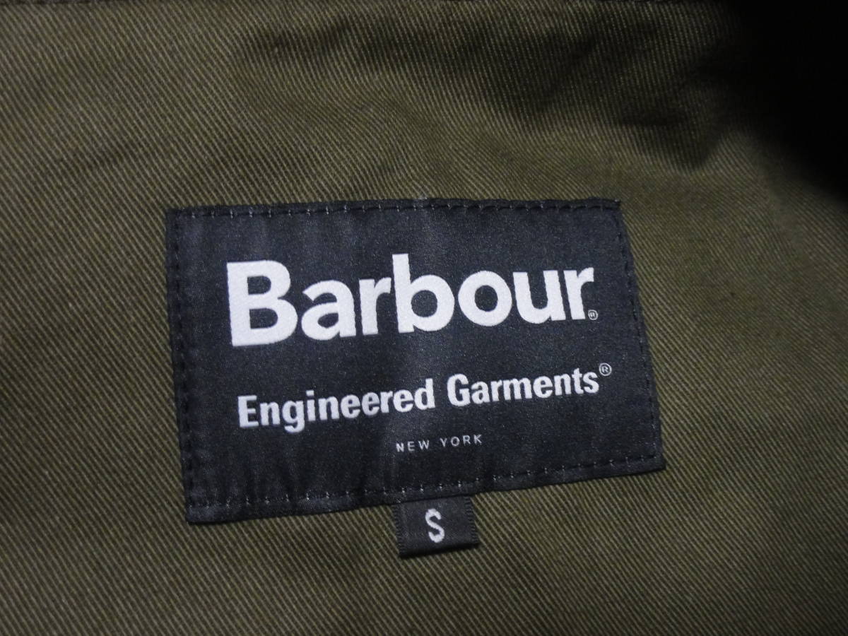 Engineered Garments Barbour Upland Wax エンジニアードガーメンツ バブアー アップランド ワックス ジャケット ブラウン S_画像4