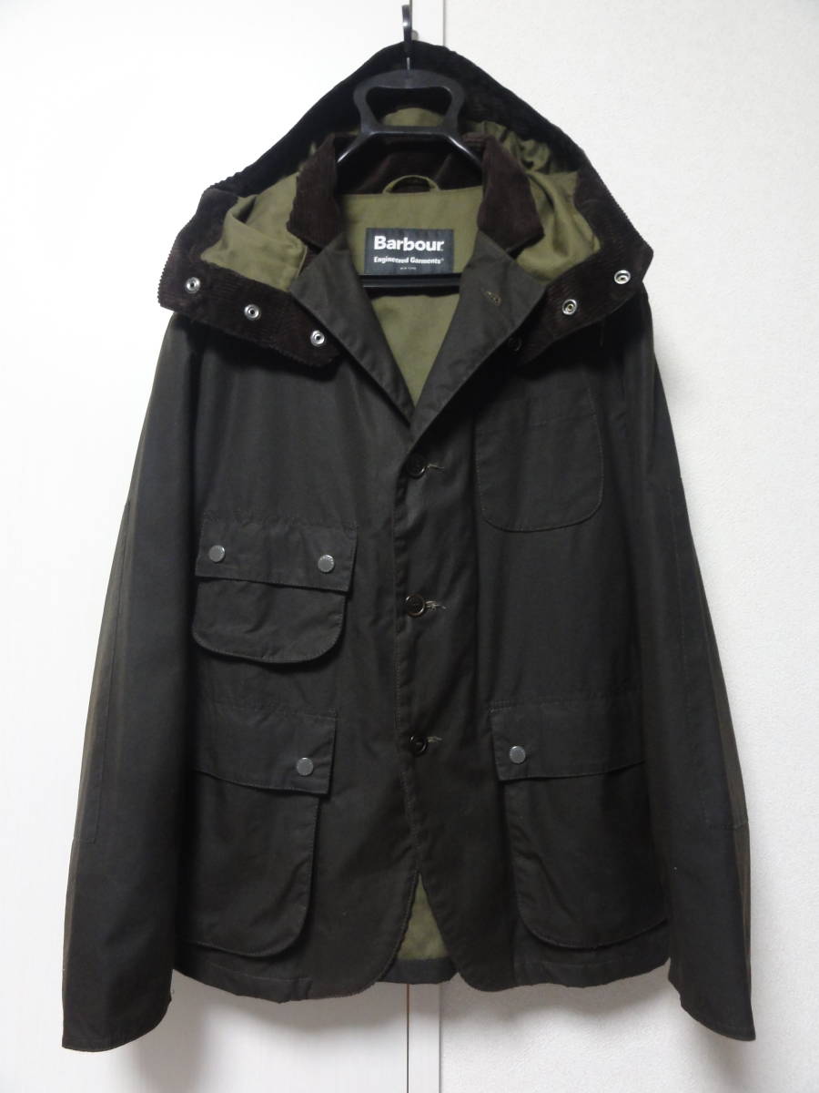 Engineered Garments Barbour Upland Wax エンジニアードガーメンツ バブアー アップランド ワックス ジャケット ブラウン S_画像1