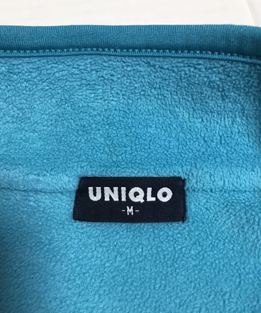 UNIQLO ユニクロ オールド ユニクロ フリース ジャケット トップス ジップアップ 水色 M_画像4