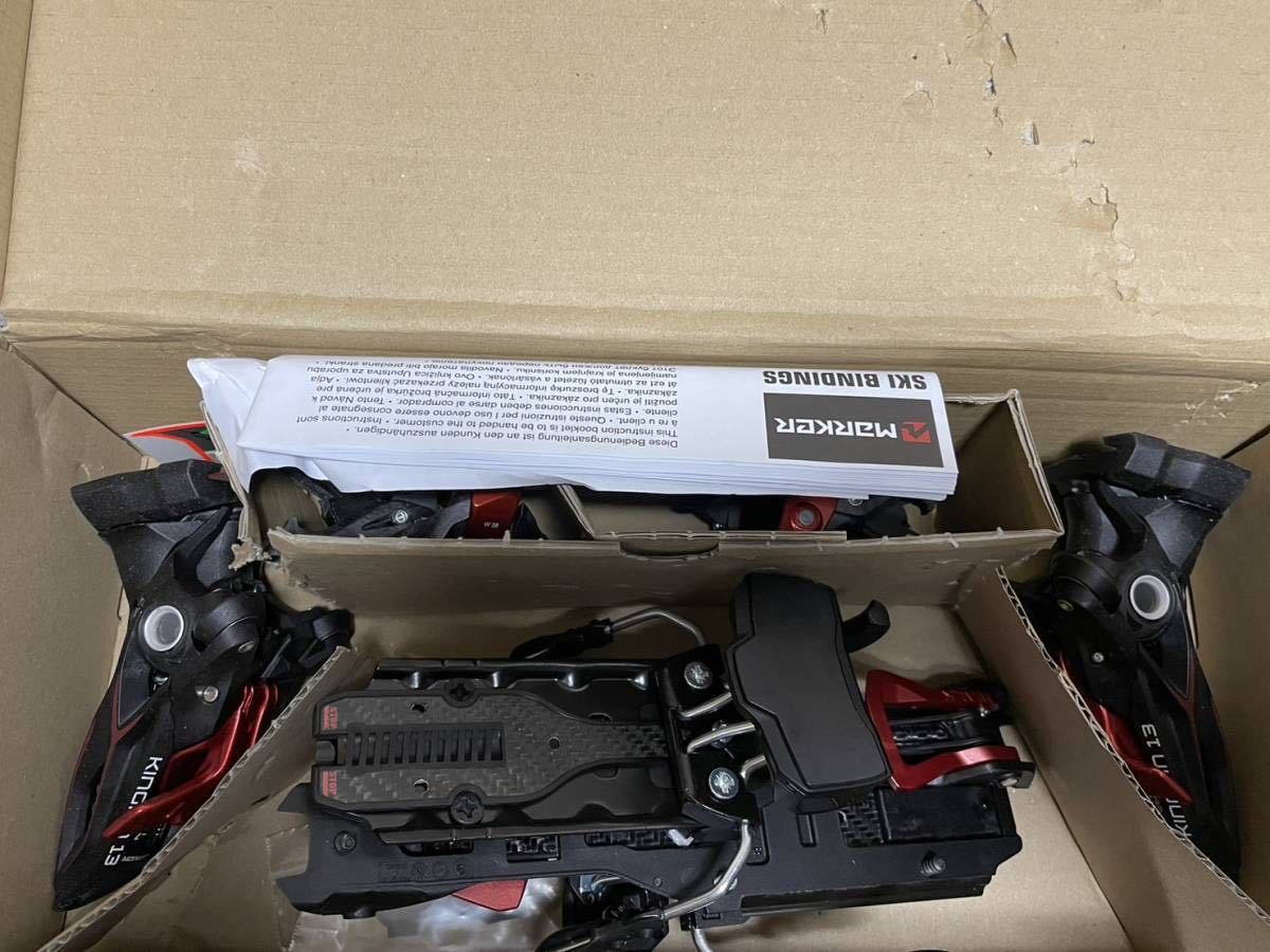 MARKER KINGPIN 13 100-125mm BLACK/RED 【auction by MARKER KINGPIN 13 100-125mm BLACK/RED 【auction by