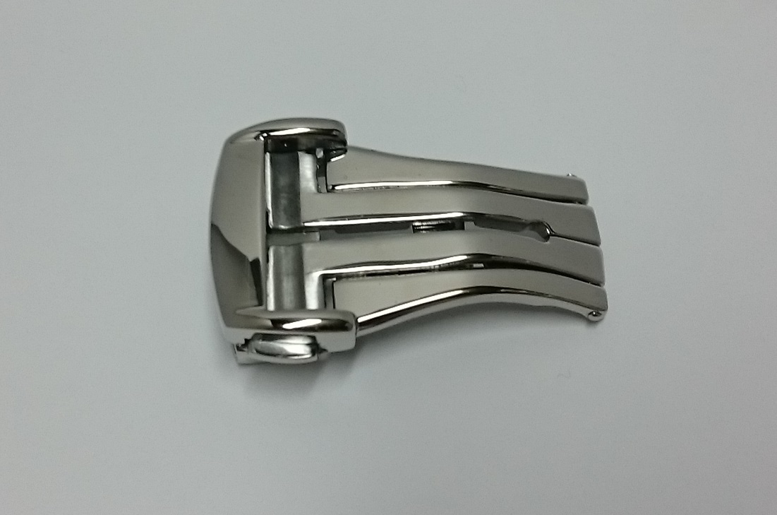 [18mm] stainless steel D buckle polish gloss having .2. breaking type 