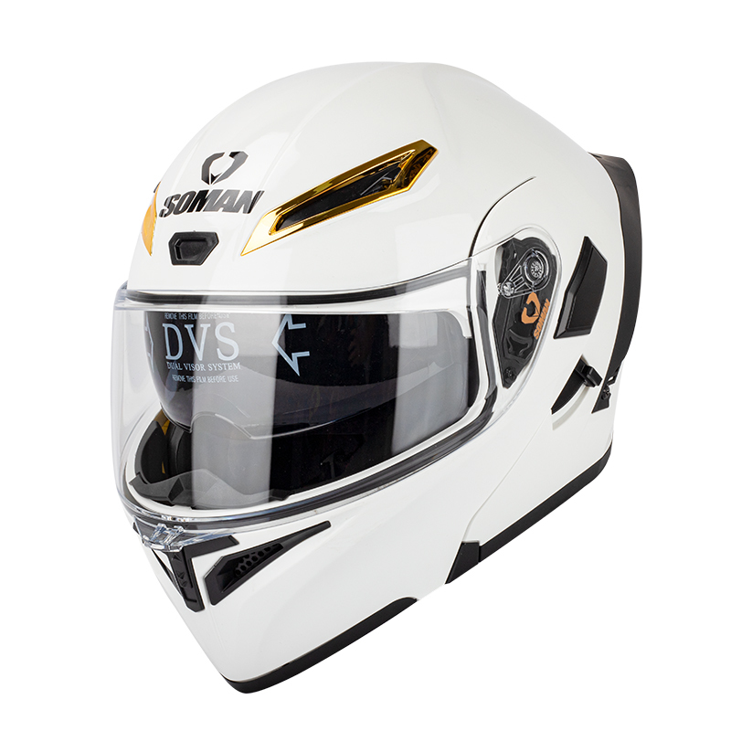 システムヘルメット バイクヘルメット フルフェイスヘルメット オープンフェイスヘルメット SOMAN-955 色：E サイズ:XXL_画像3