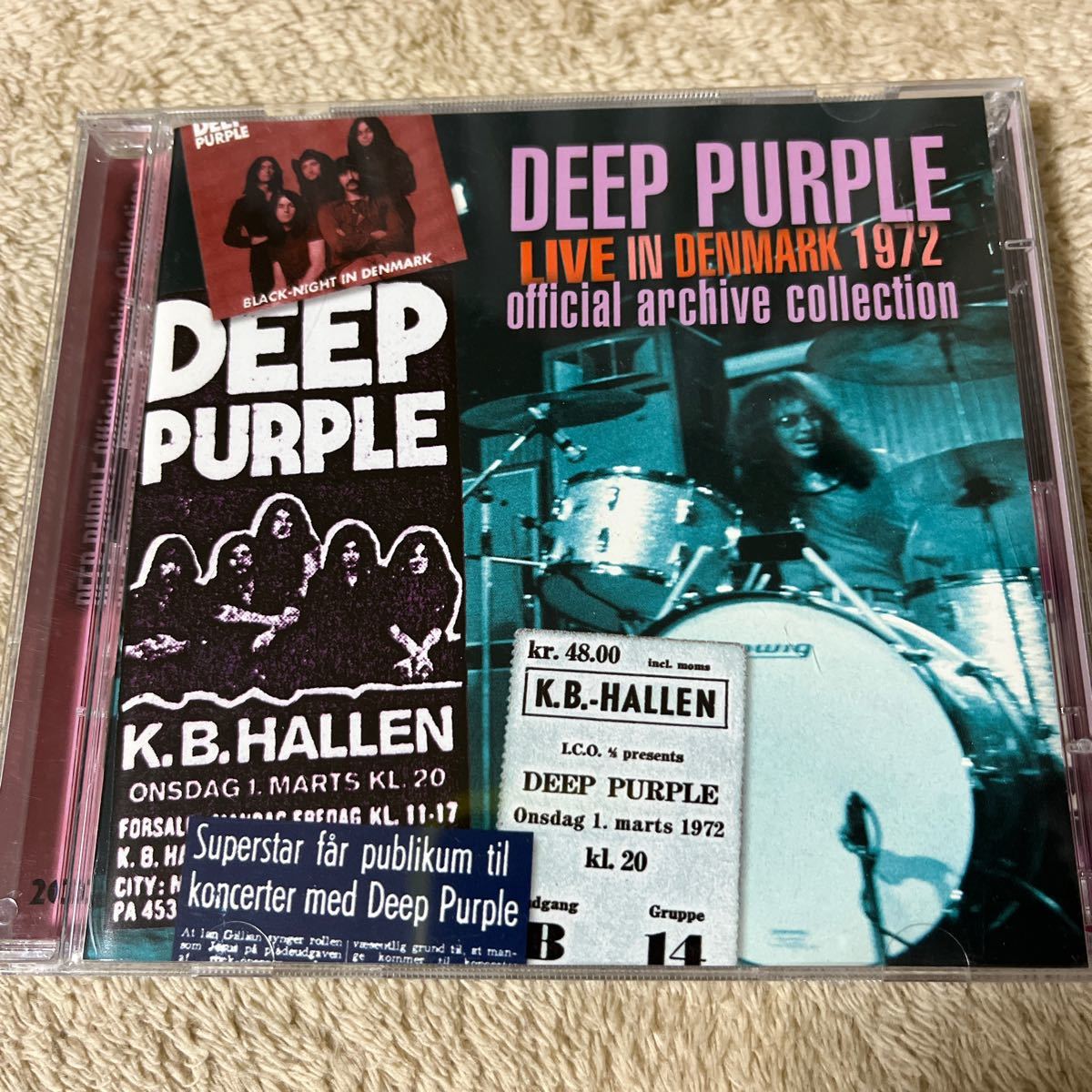 ディープパープル DEEP PURPLE LIVE IN DENMARK 1972の画像1