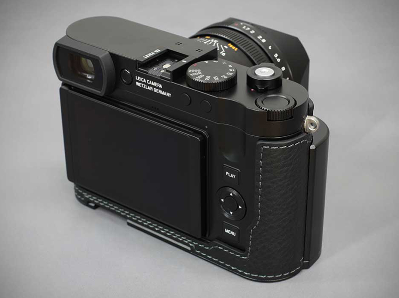 カメラケース Lims リムズ Leica Q3 専用 イタリアンレザー ケース Black ブラック の画像2