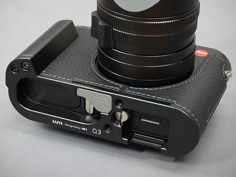 カメラケース Lims リムズ Leica Q3 専用 イタリアンレザー ケース Black ブラック の画像3