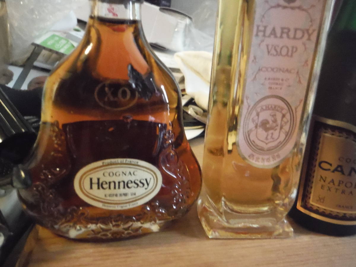 Hennessy XO 　50ml Hardy VSOP　カミュVSOP napoleon　コニャック　　ブランデー_画像2