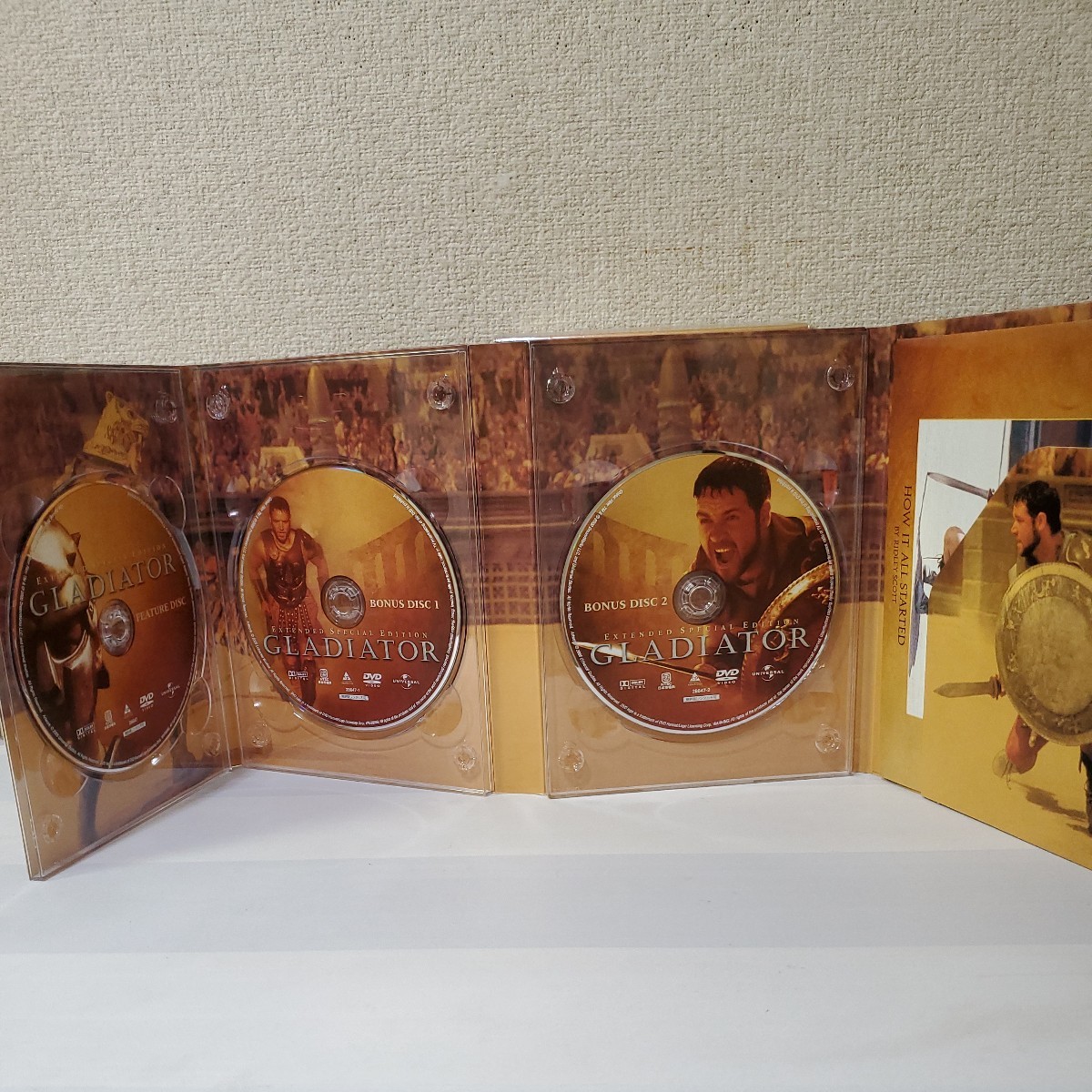 3枚組セルDVD-BOX■グラディエーター/エクステンデッドスペシャルed■監督リドリー・スコット■ラッセル・クロウ■ホアキン・フェニックス_画像4