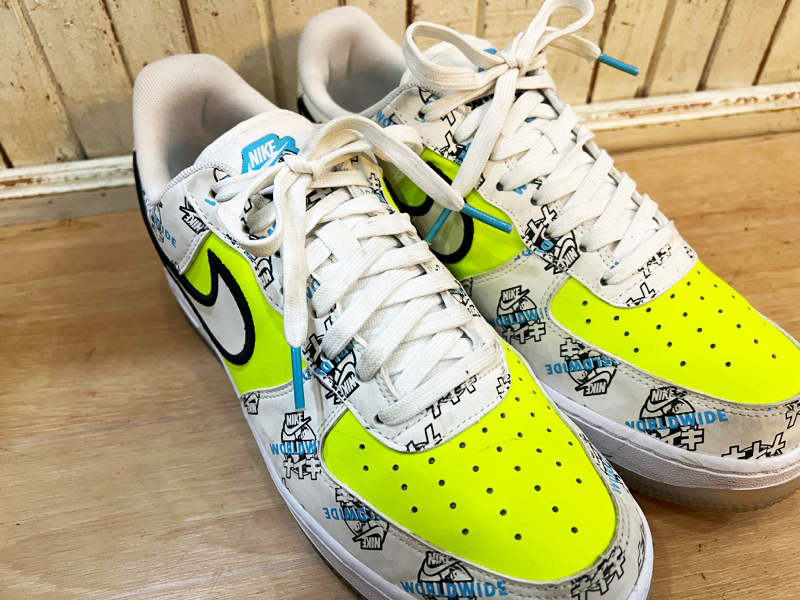 NIKE/ナイキ AIR FORCE1 エアフォースワン '07 LV8 WW ワールドワイド エレベイト ＃DA1343-117 メンズ スニーカー 26.5cm カタカナ★_画像3