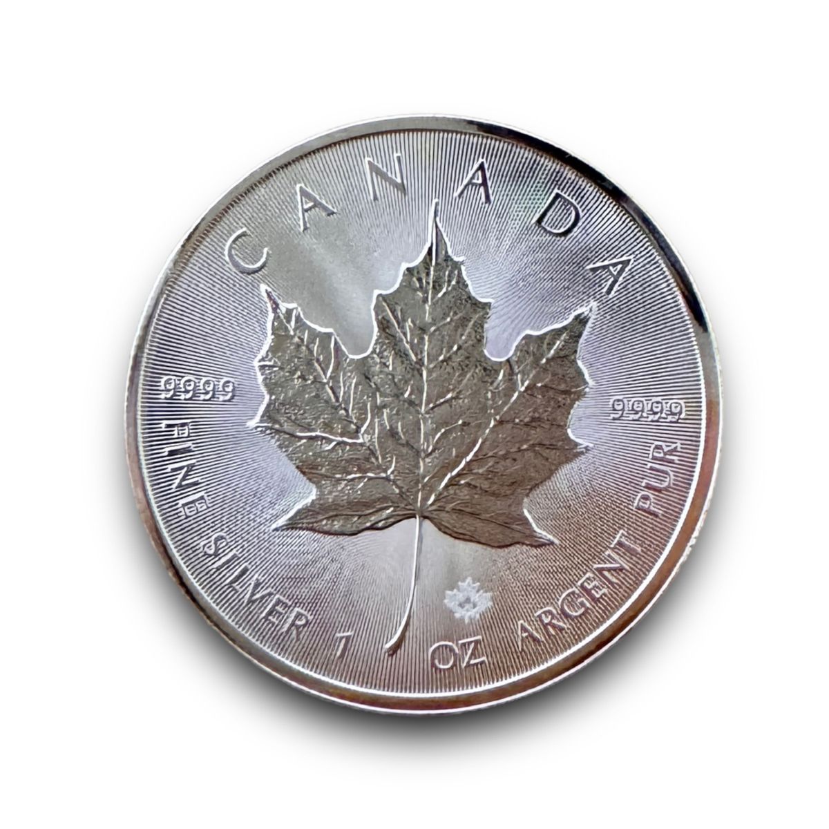 ☆即納追跡可☆ カナダ 2015 メイプルリーフ 5ドル 1オンス 銀貨 