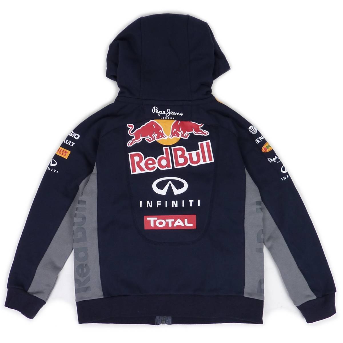 Pepe Jeans ペペ・ジーンズ Infiniti Red Bull Racing OTL2015 キッズ/ジュニア ジップアップ パーカー（S） [並行輸入品]