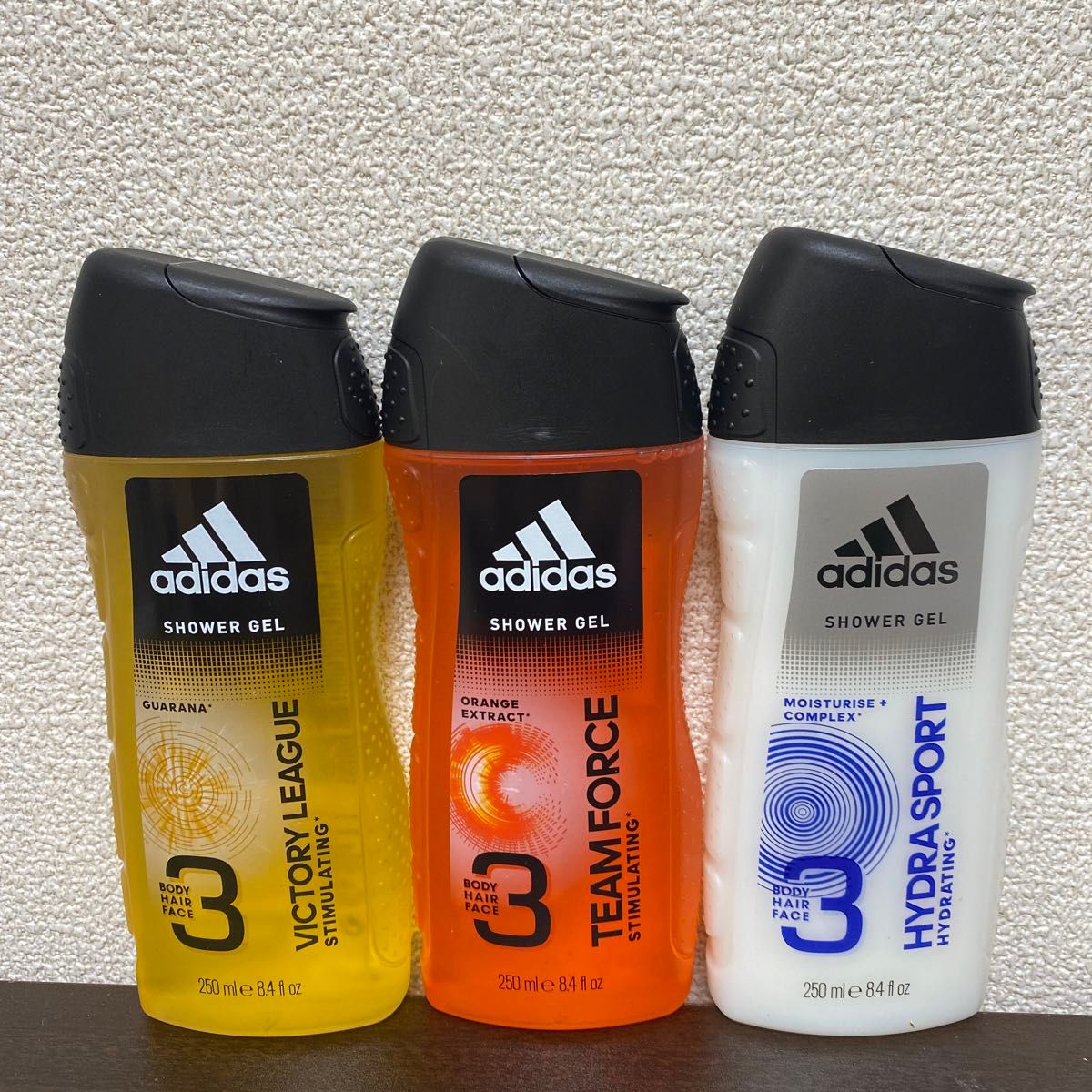 アディダス シャワージェル　250ml  ボディソープ  3本セット