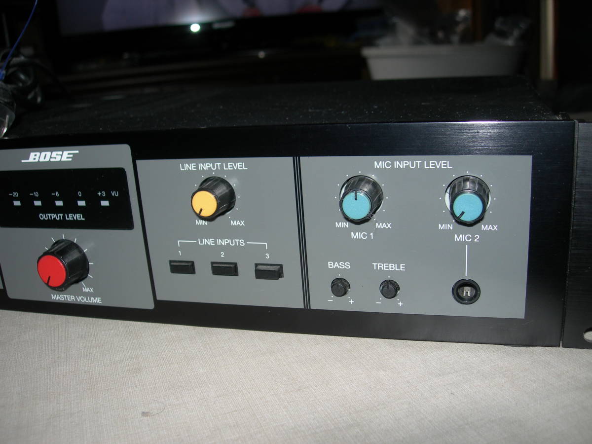 ★ BOSE MIXER AMPLIFIER ハイインピーダンスアンプ　200SR-HI 美品　作動確認　中古　_画像3