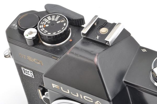 FUJICA ST801 M42 フジカ ＳＴ８０１ Ｍ４２ 電池 富士フイルム ブラックボディー 日本製 JAPAN 一眼レフ フィルムカメラ_画像2