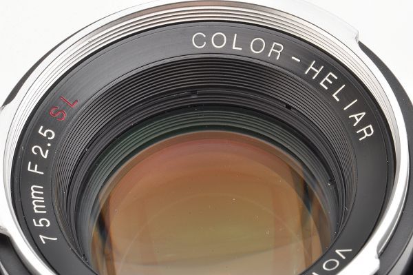 VOIGTLANDER COLOR HELIAR 75mm F2.5 SL Lマウント L39 フォクトレンダー カラー ヘリアー ＳＬ COLOR-HELIAR 75/2.5 Leica ライカ Leitz_画像2