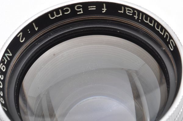 Leica Summitar 5cm F2 ライカ ズミタール キャップ Lマウント L39 Leitz Wetzlar スクリューマウント ライツ ドイツ製 Germany 5/2 50 20_画像2