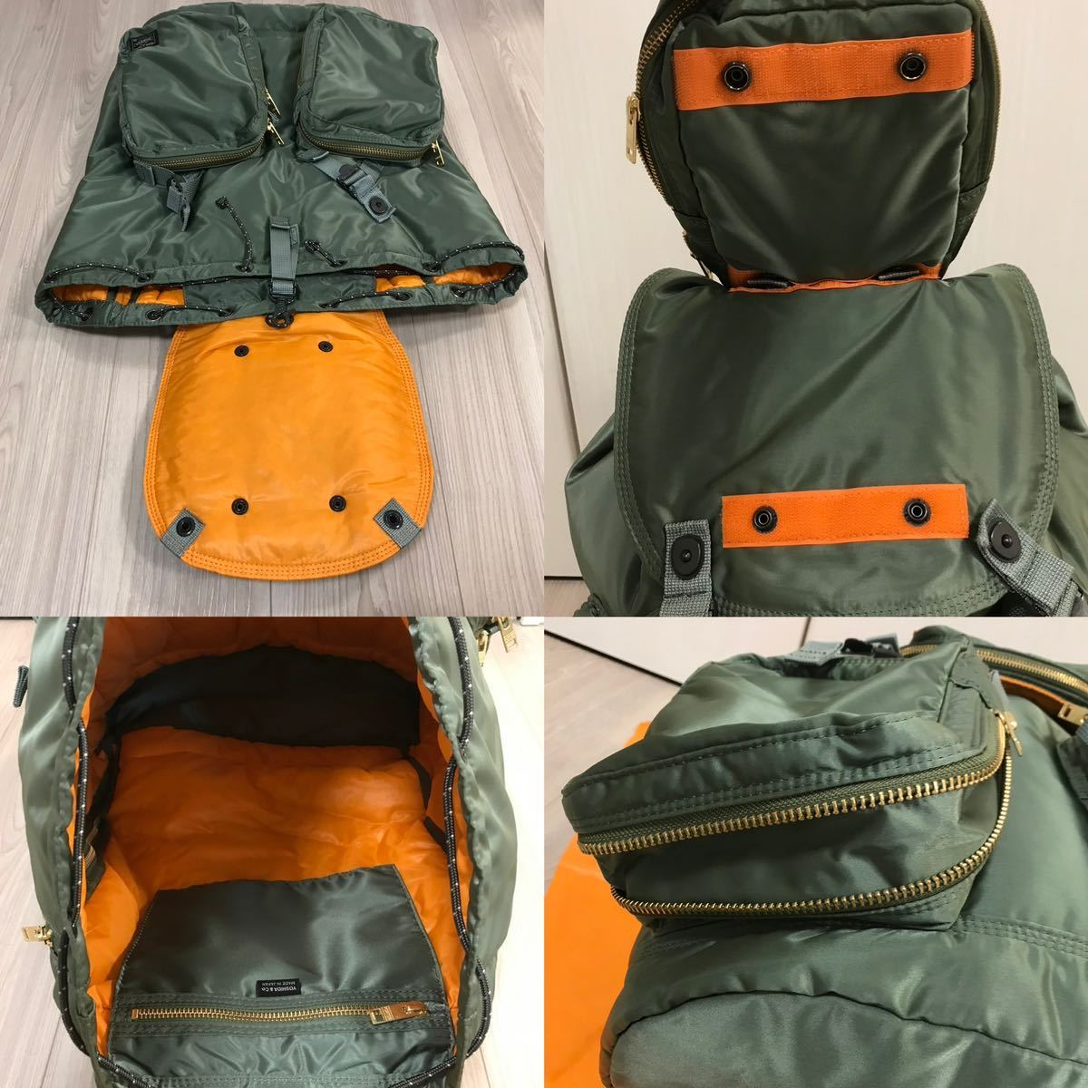PORTER TANKER BACKPACK MA-1 SAGE ポーター タンカー リュック PORTER TANKER BACKPACK MA-1 SAGE ポーター タンカー リュック