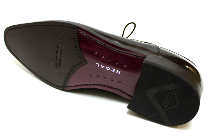 新品 20%OFF☆REGAL リーガル 靴 メンズ ビジネスシューズ 25AR BE 本革 フォーマルもOK ストレートチップ ブラック☆26.0cm_画像6