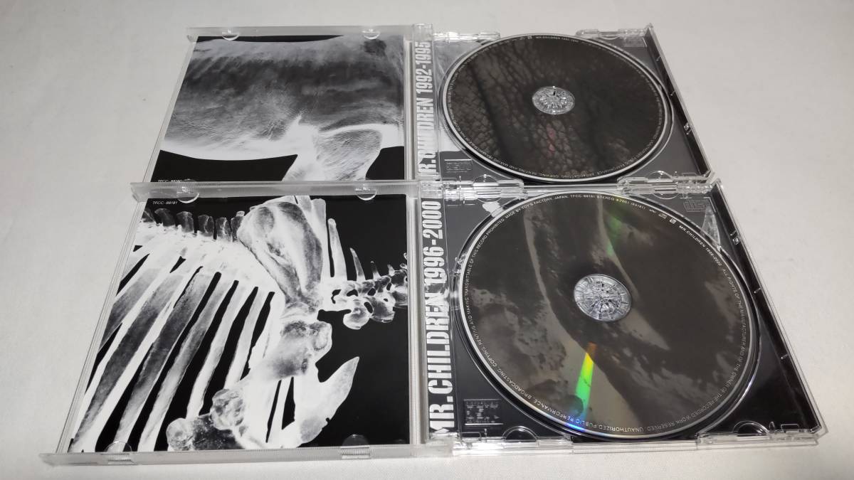 C075　 『CD』　Mr.Children 1992-1995 1996-2000 ベスト盤　2枚セット　音声確認済_画像3