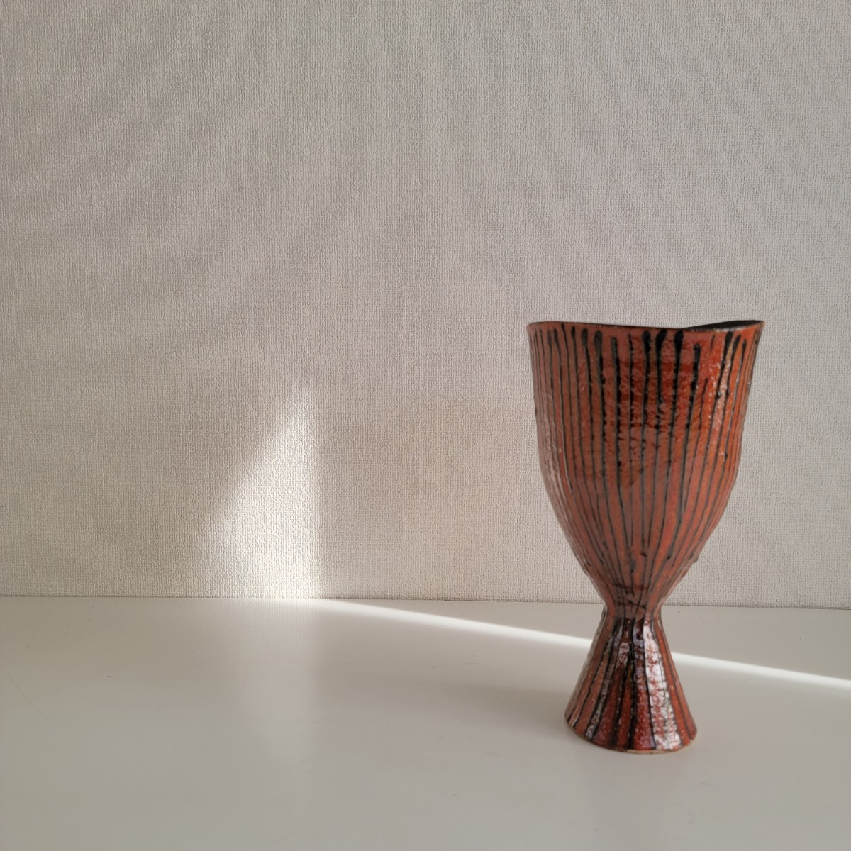 Japanese Vintage Flower Vase モダン 北欧 ミッドセンチュリー ヴィンテージ デザイン フラワーベース 花瓶 花器 置物 インテリア 1391V_画像4