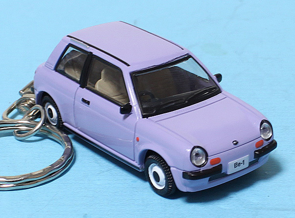 ★☆日産 Be-1☆BK10型☆パイクカー☆ウィステリアパープル☆ミニカー☆キーホルダー・アクセサリー☆★_画像1