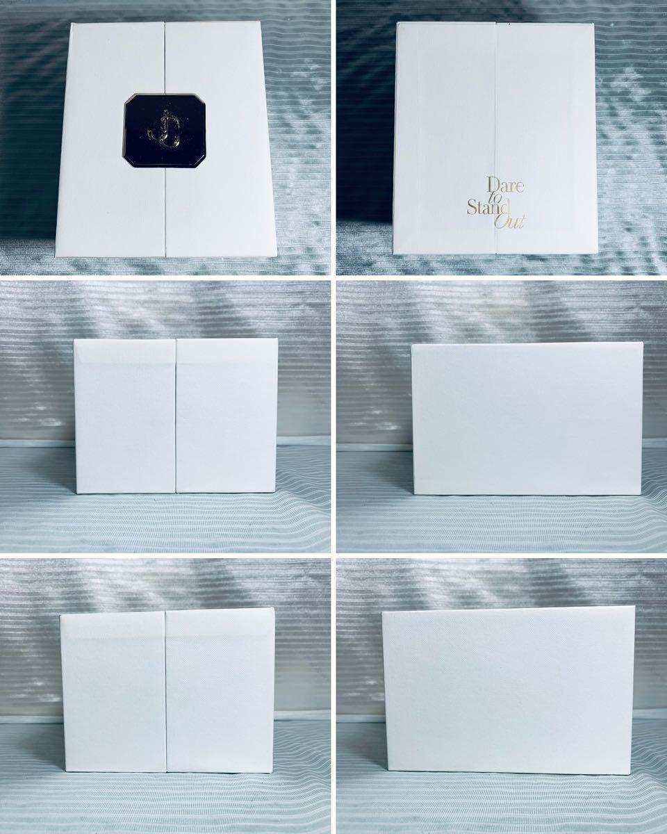 JIMMY CHOO ジミー チュウ 限定 品 ブローチ ピンブローチ リボン 大きめ ビジュー シルバー 箱 BOX 付き i4_画像7