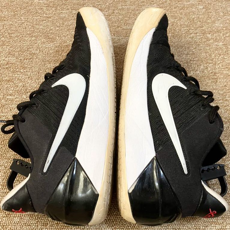 G410☆送料無料☆NIKE/ナイキ『852425-001 KOBE A.D.コービーエーディー BLACK WHITE』サイズ28.0CM 中古スニーカー BLK/ブラック_画像7