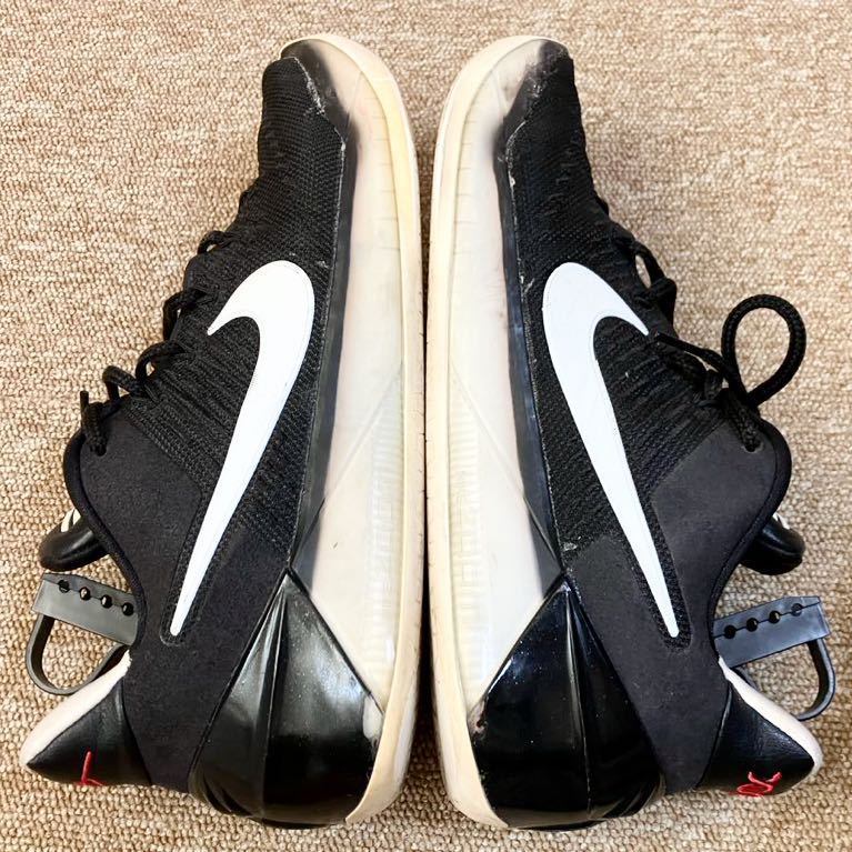 G410☆送料無料☆NIKE/ナイキ『852425-001 KOBE A.D.コービーエーディー BLACK WHITE』サイズ28.0CM 中古スニーカー BLK/ブラック_画像6