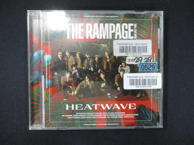 973 レンタル版CDS HEATWAVE/THE RAMPAGE from EXILE TRIBE_画像1