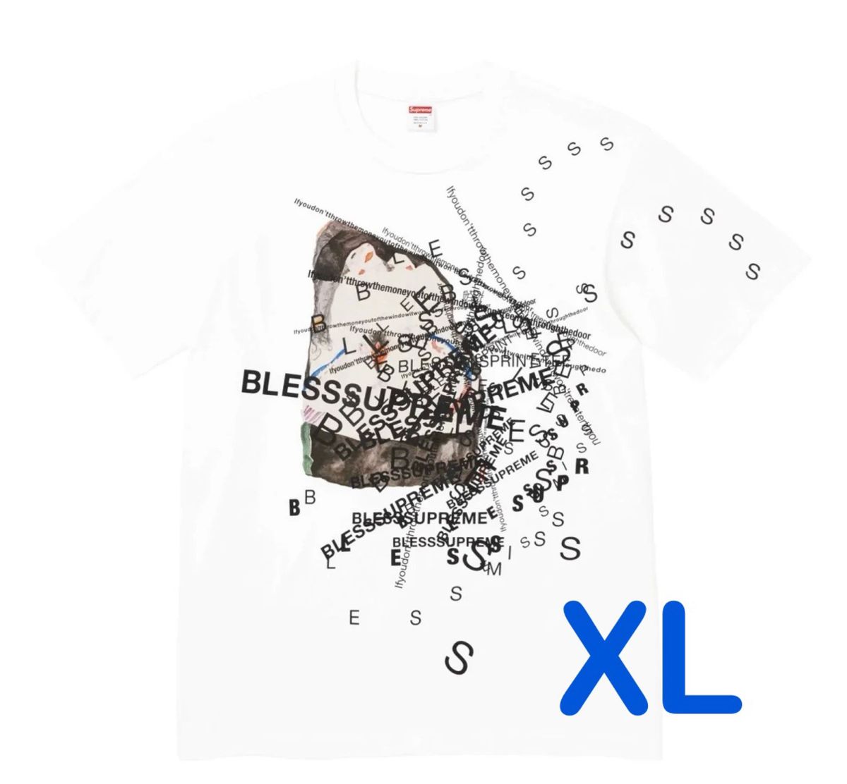 未使用　別注　BLESS シュプリーム  ブレス　2023FW XL Tシャツ ホワイト　コラボ　白　検索→ボックス