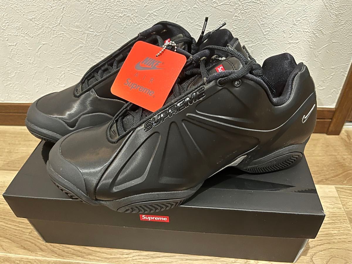 未使用　Supreme × Nike シュプリーム　ナイキ エアズーム　28.5 黒　ブラック　ボックスロゴ