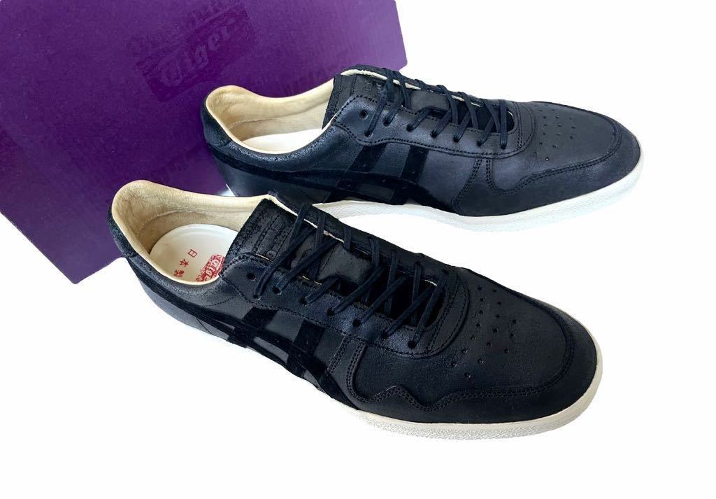 美品!! 名作!! 日本製 Onitsuka Tiger FABRE NIPPON LO オニツカタイガー ファブレ レザー ブラック 25 ㎝ 箱つき MADE IN JAPAN_画像1