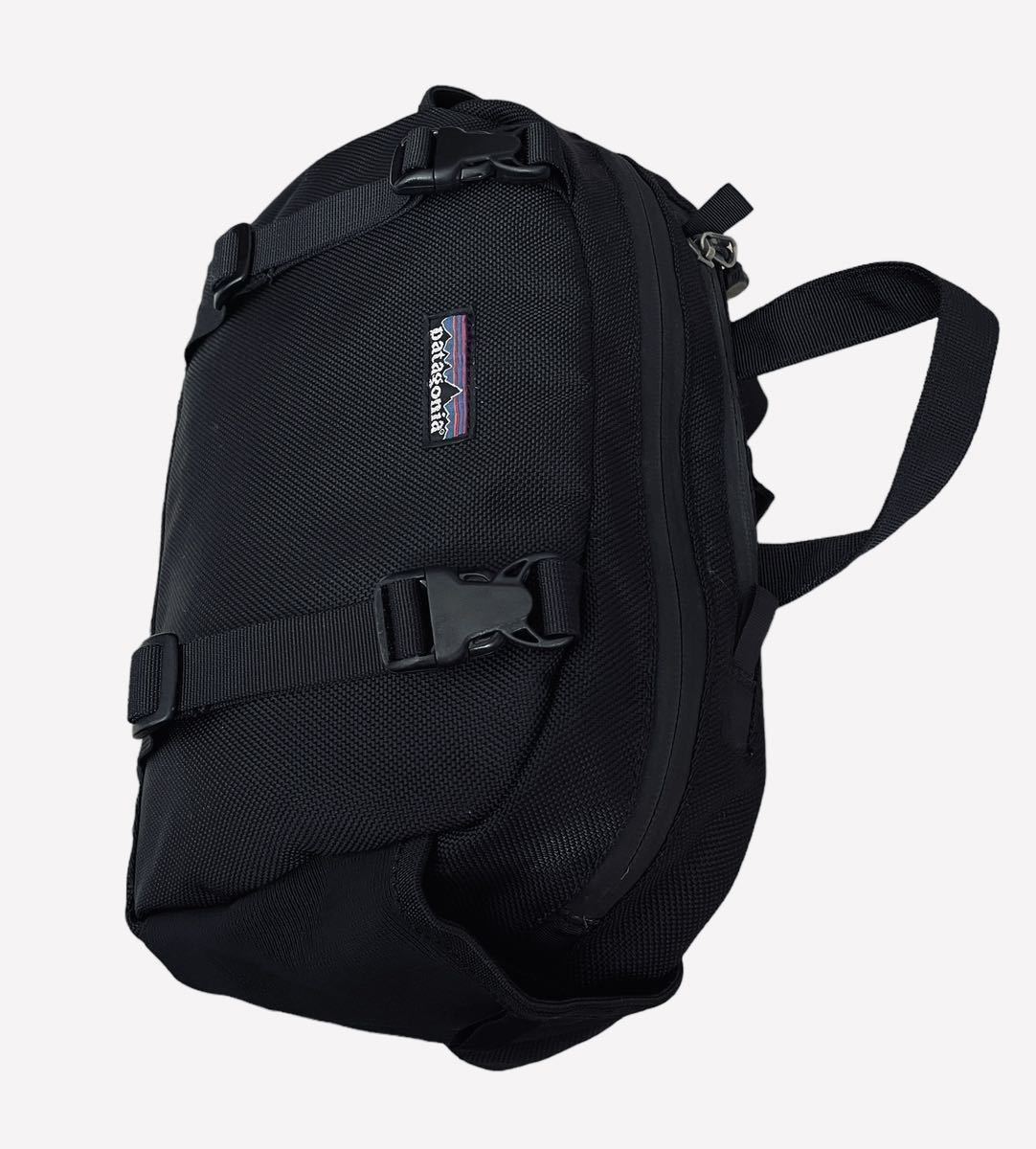 美品!! 希少!! 04年 Patagonia SUPER VEGA F4 パタゴニア スーパーベガ ウエストバッグ ブラック size FREE 正規品_画像6