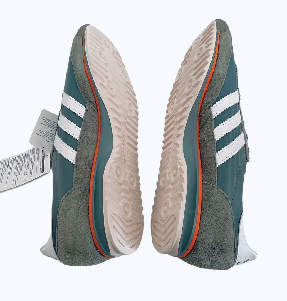  dead!! masterpiece!! 19 year adidas Adidas SL72 GRN/WHT/ORG green nylon suede us 12 / 30.