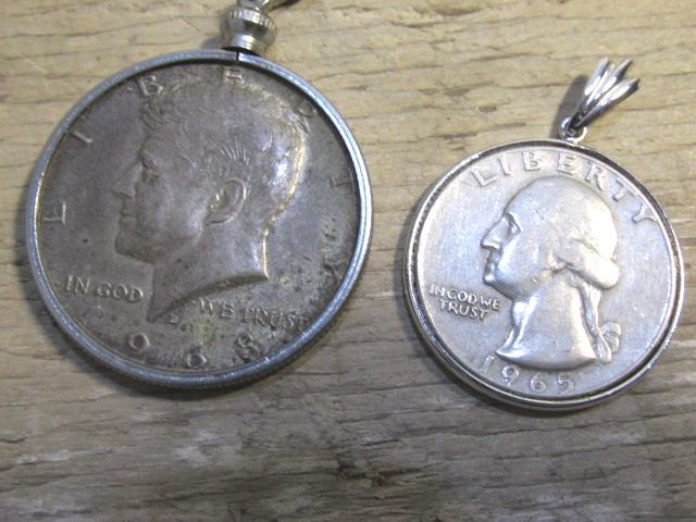 1968 ケネディハーフダラー 50セント 銀貨 1枚 25セント 12枚 コイン 硬貨_画像3
