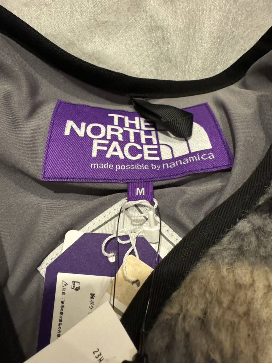 【M】THE NORTH FACE PURPLE LABEL NP Wool Boa WINDSTOPPER Field Cardigan ノースフェイス パープルレーベル_画像3