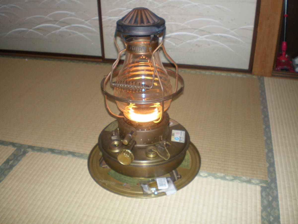 ニッセン石油ストーブ　IS-３（真鍮製）　日本船燈株式会社_画像1