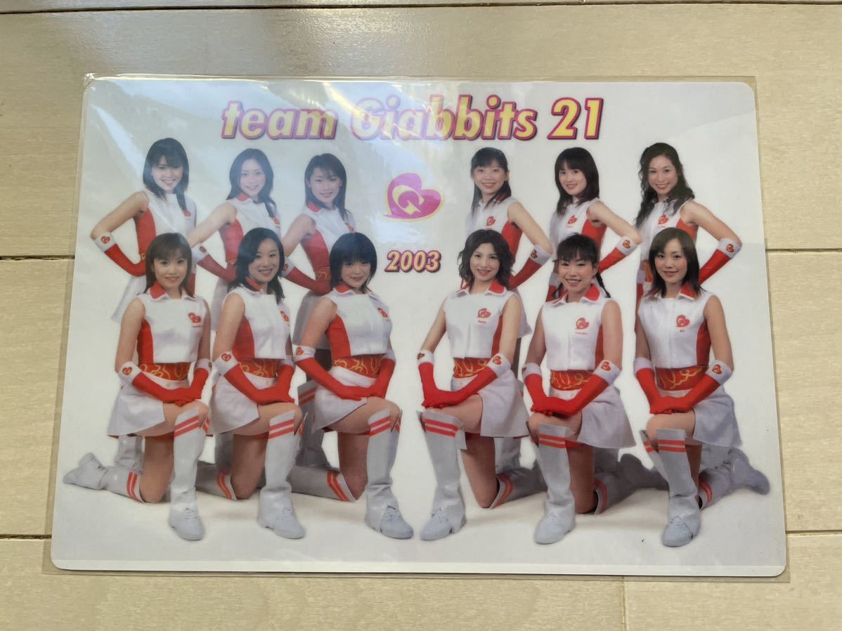 読売ジャイアンツ 巨人 teamGiabbits21 チームジャビツ21 ジャイアンツビーナス 2003 2004 下敷 セット 高橋桂子 チアリーダー_画像3