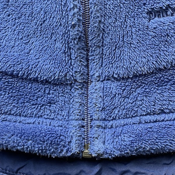 2000円スタート♪ USA製 patagonia パタゴニア R1 フリースジャケット ポーラテック ネイビーブルー 青 紺 XSサイズ レディース 古着_画像7