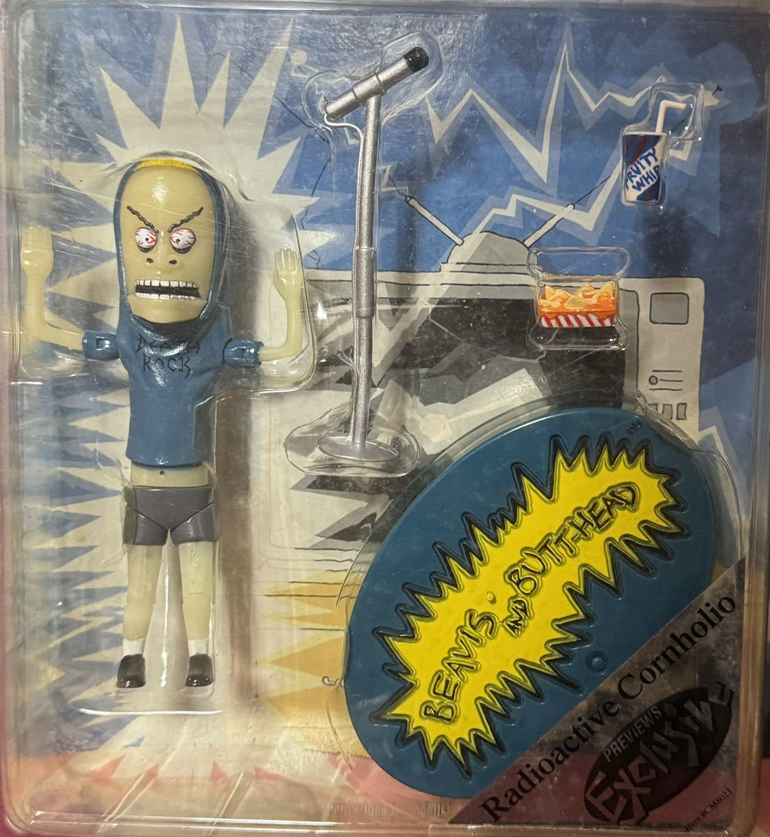 '97 MOORE『BEAVIS AND BUTT-HEAD』ビーバス＆バットヘッド アクションフィギュア Radioactive仕様 限定品_画像5