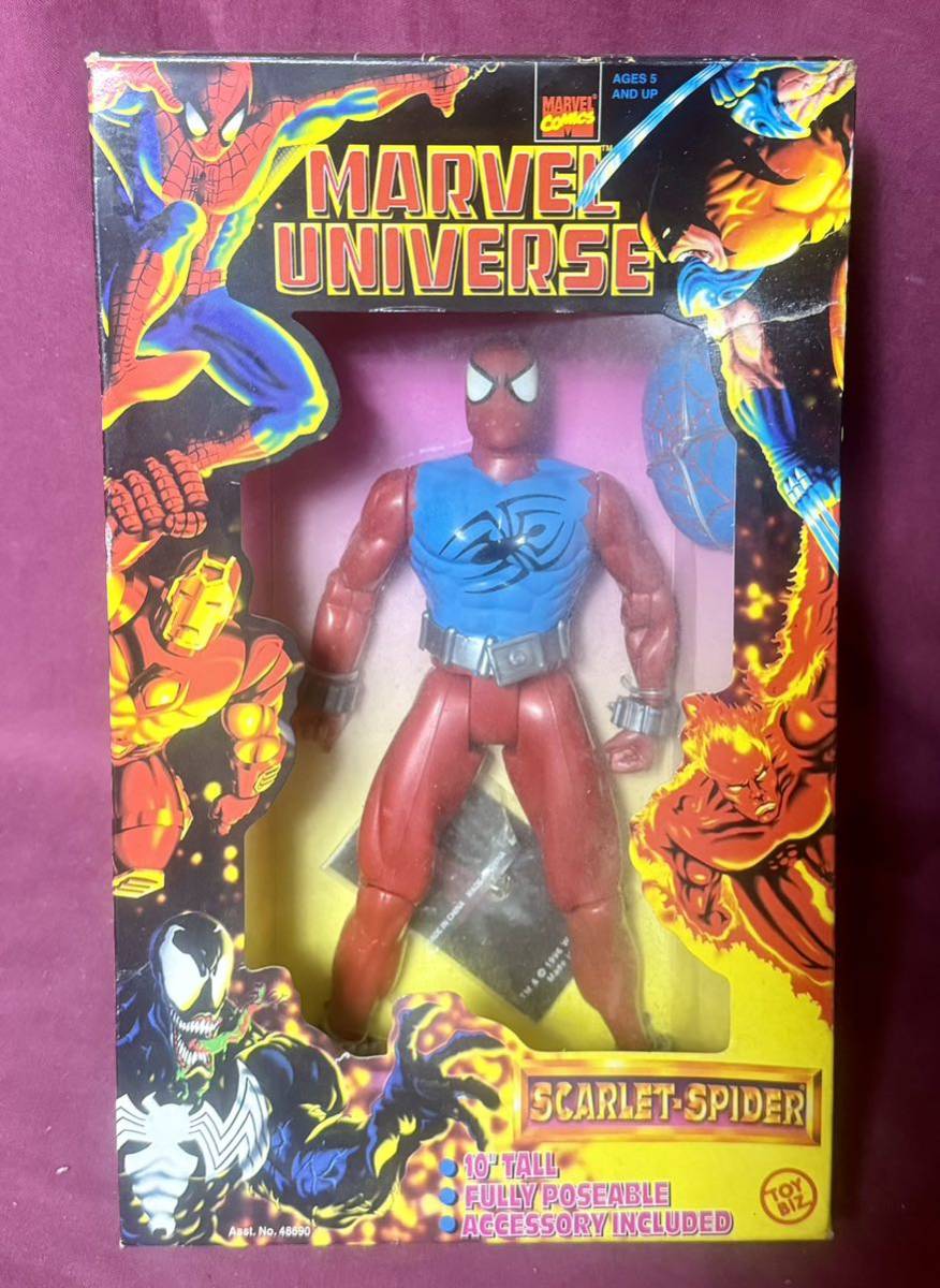 \'97 TOYBIZ K*B toys ограничение [ MARVEL UNIVERSE]SCARLET-SPIDER алый * Spider 10 дюймовый action фигурка SPIDER- MAN