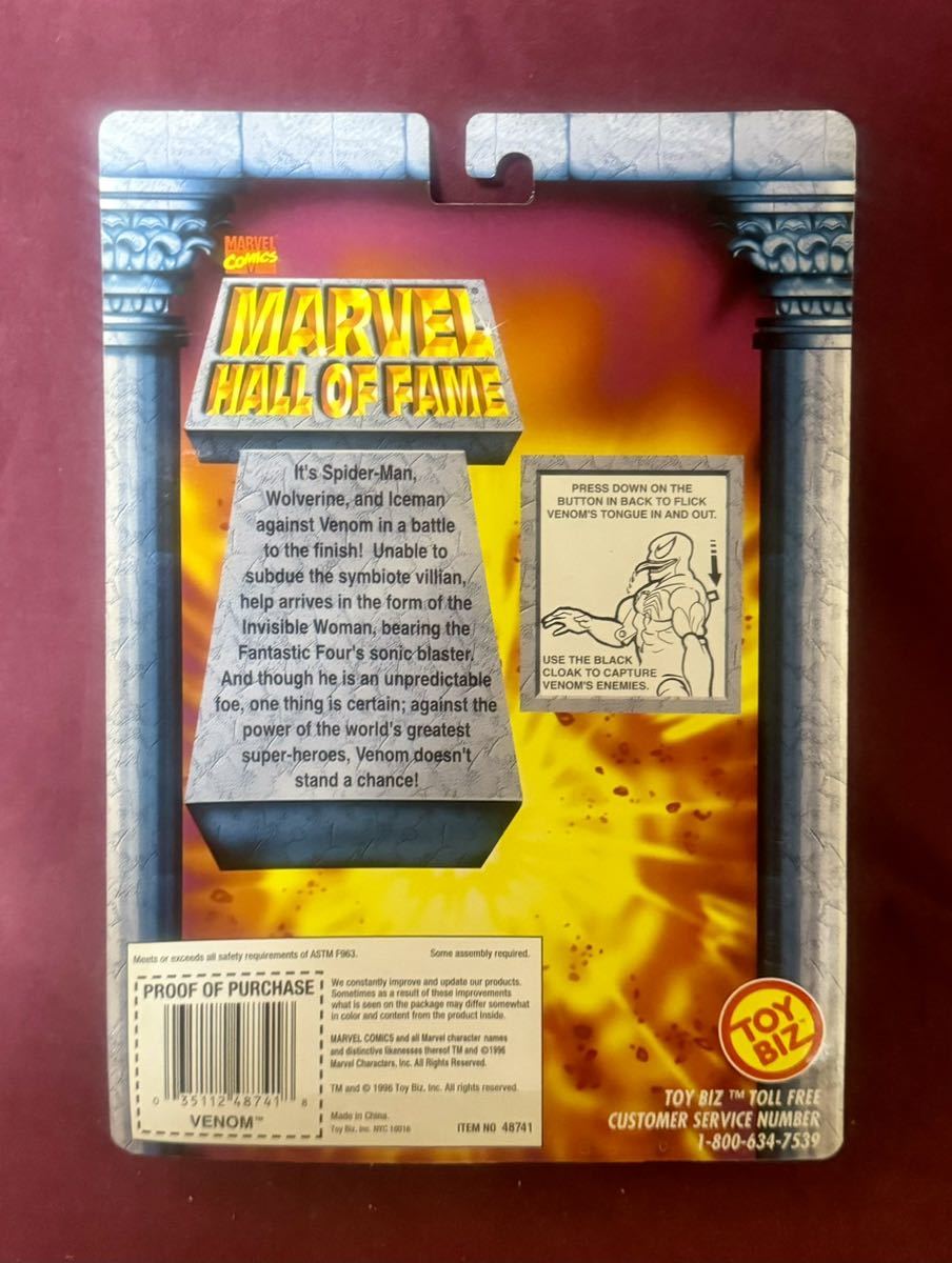 '96 TOYBIZ『 MARVEL HALL OF FAME』VENOM アクションフィギュア ヴェノム スパイダーマン SPIDER- MAN_画像3