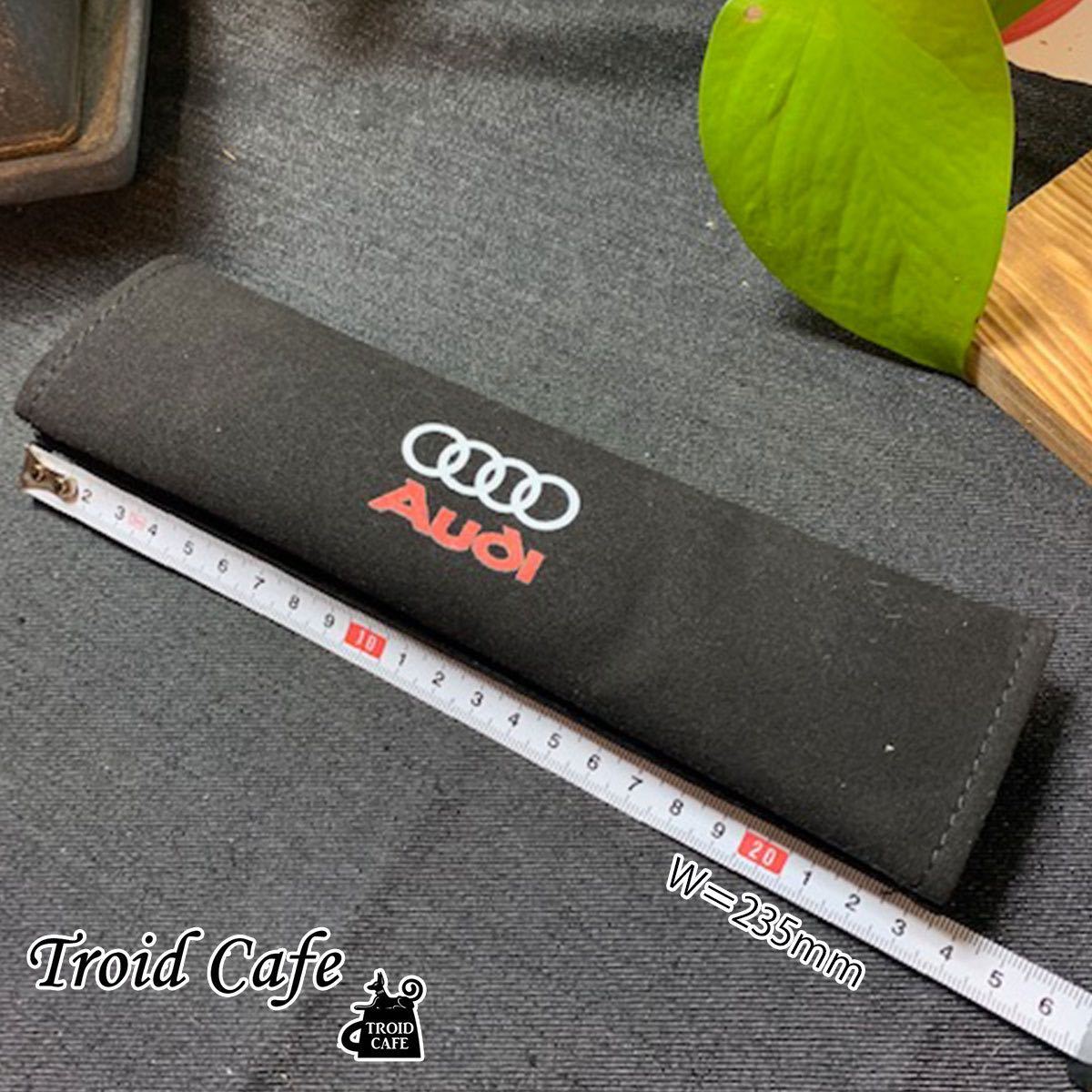  seat belt pad black seat belt cover Audi with logo driving hour. charge reduction 2 piece set Audi
